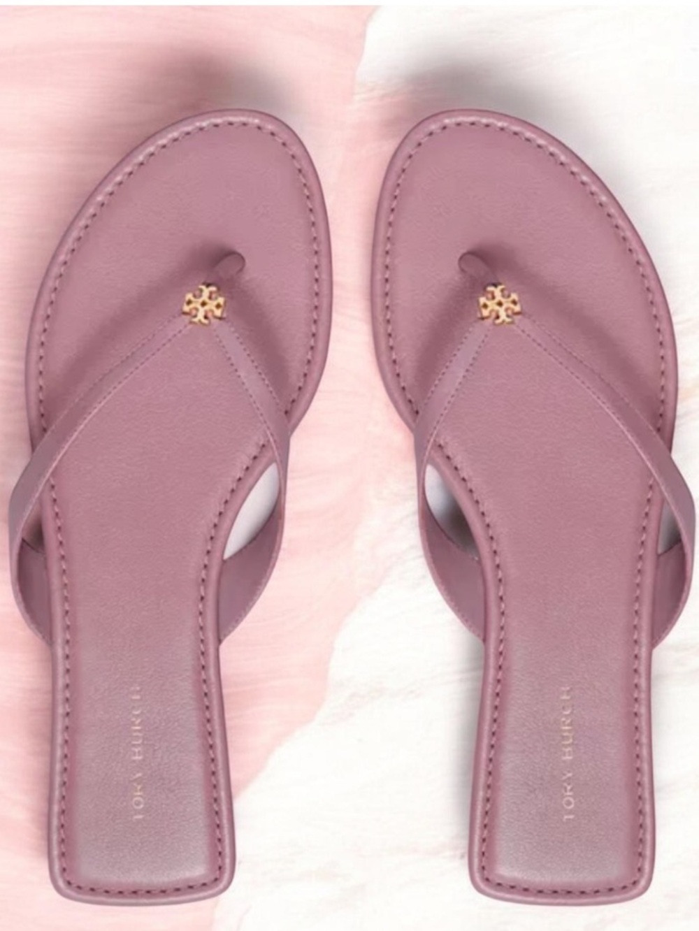 Tory Burch Classic Leather Flip Flop Sandals